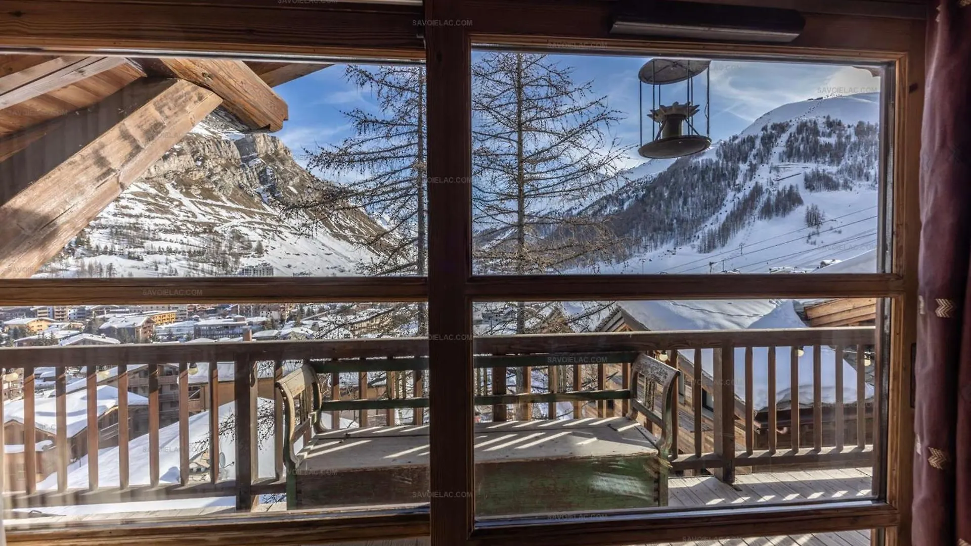 Val D'Isere - Extraordinaire Chalet Montana Avec Piscine Sur La Piste Olympique De Belevarde. Fransa