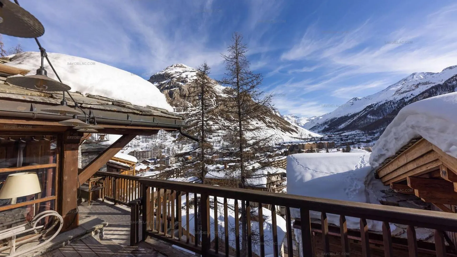 Val D'Isere - Extraordinaire Chalet Montana Avec Piscine Sur La Piste Olympique De Belevarde. Fransa