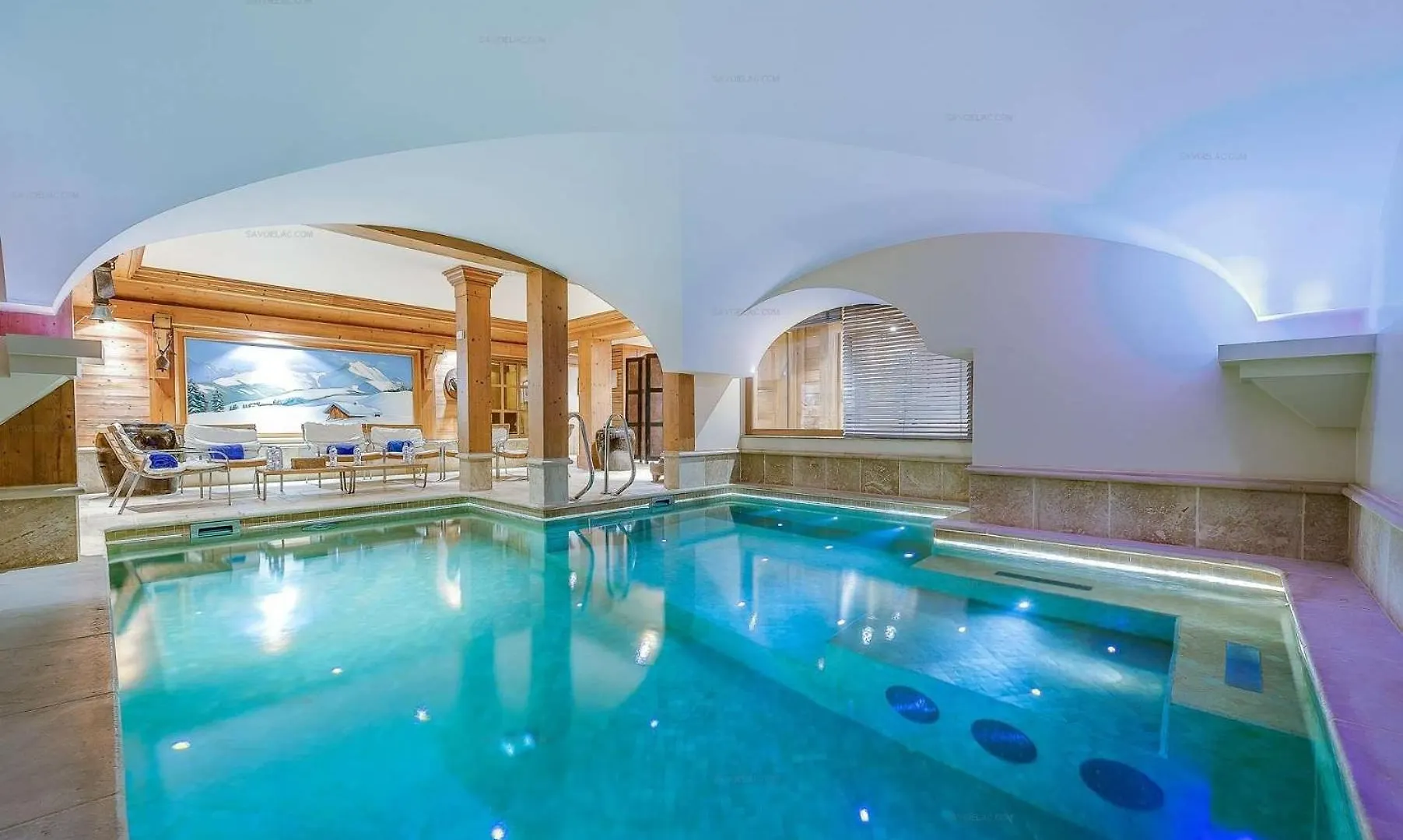 Val D'Isere - Extraordinaire Chalet Montana Avec Piscine Sur La Piste Olympique De Belevarde. Fransa