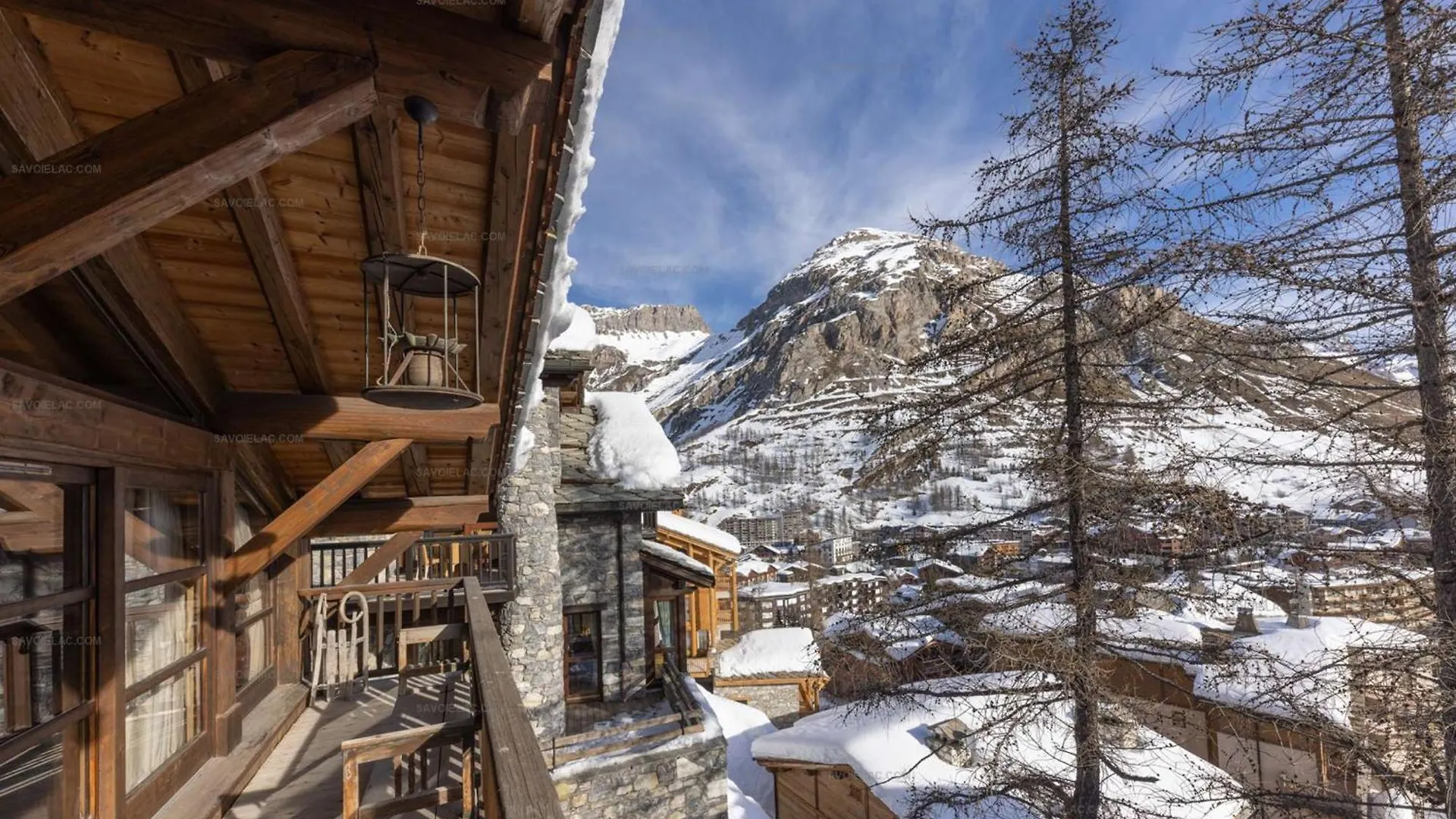 Val D'Isere - Extraordinaire Chalet Montana Avec Piscine Sur La Piste Olympique De Belevarde. Fransa